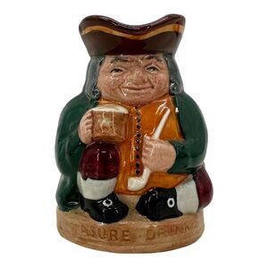 Toby jug Royal Doulton Honest Measure Drink at Leisure Pitcher 4"